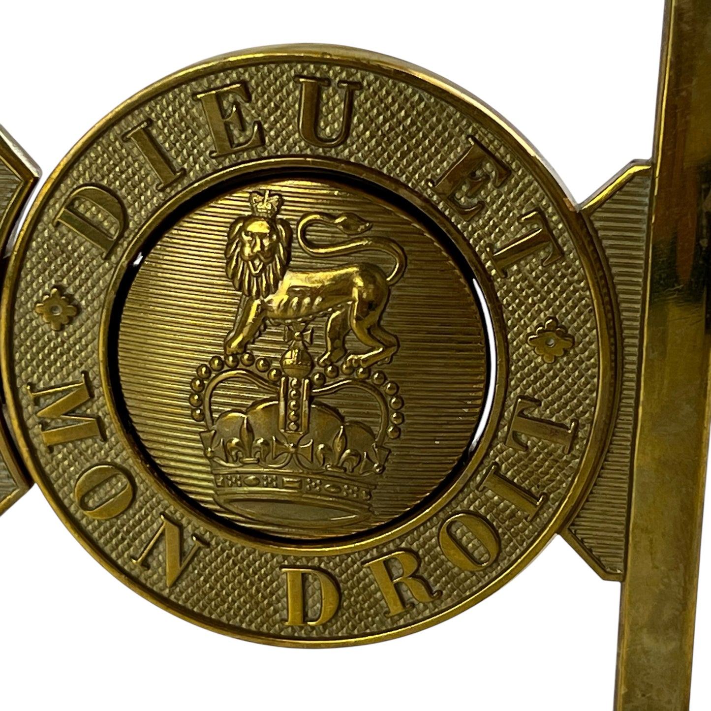 British Army Household Cavalry Officer's White Dress Belt - Medium