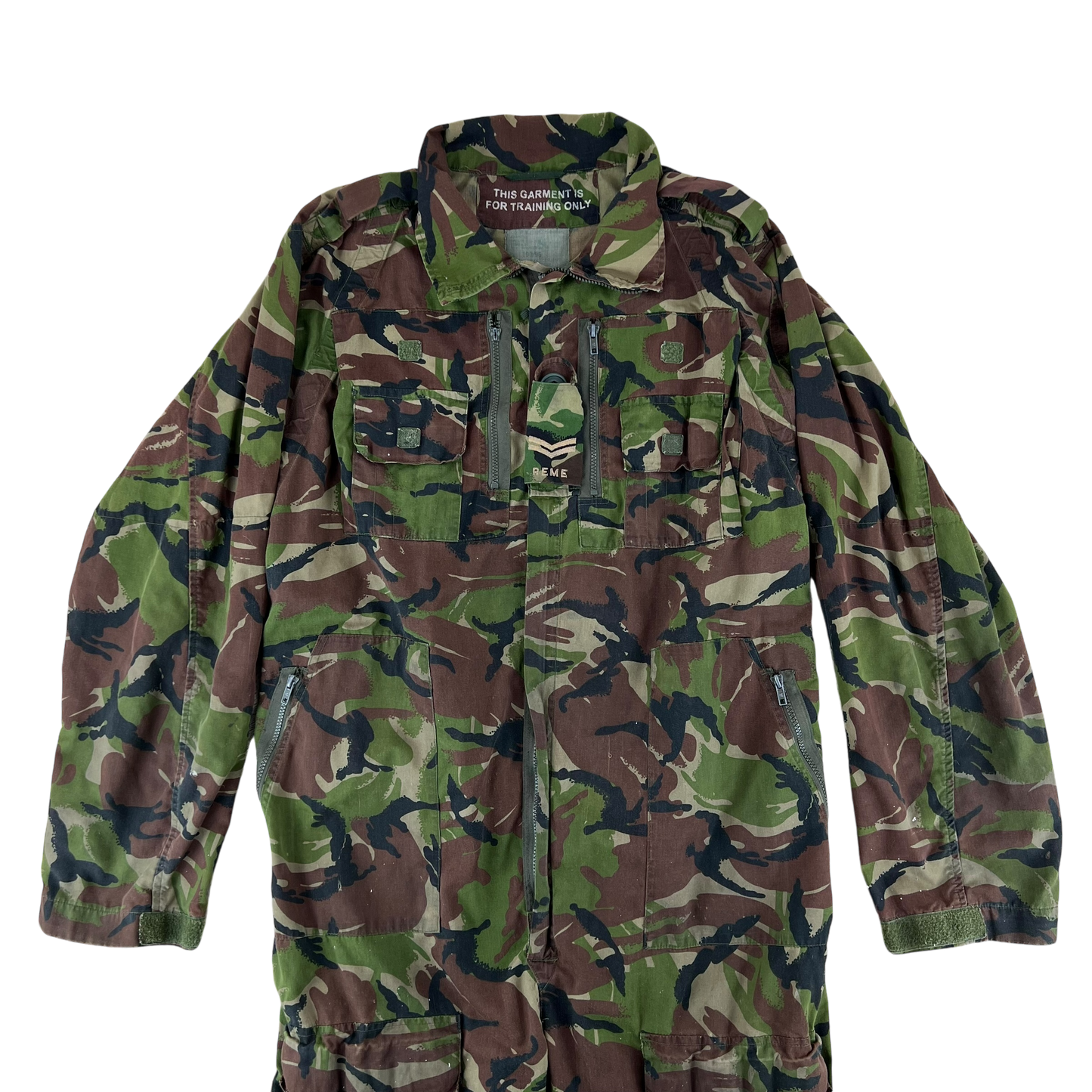 British Army S95 DPM Camo AFV Crewman Exercise Coveralls - Medium 190/96