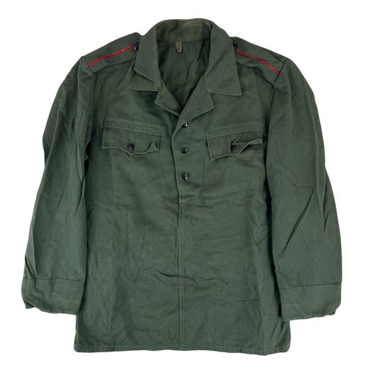 Bulgarian People's Army Officer's Olive Green Cossack Shirt - Large