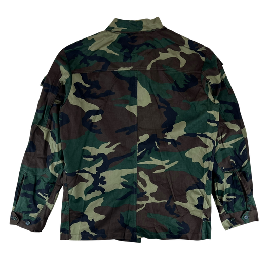 Italian Army Roma 90 Woodland Camouflage Combat Jacket - XX Large