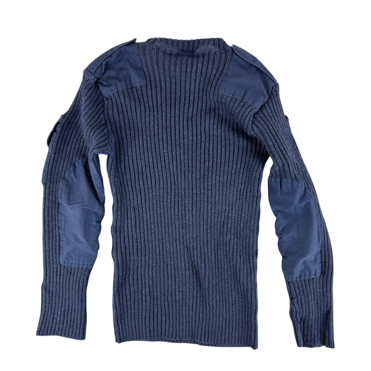 British RAF Wool V Neck Pullover Jersey Jumper - Large 106cm