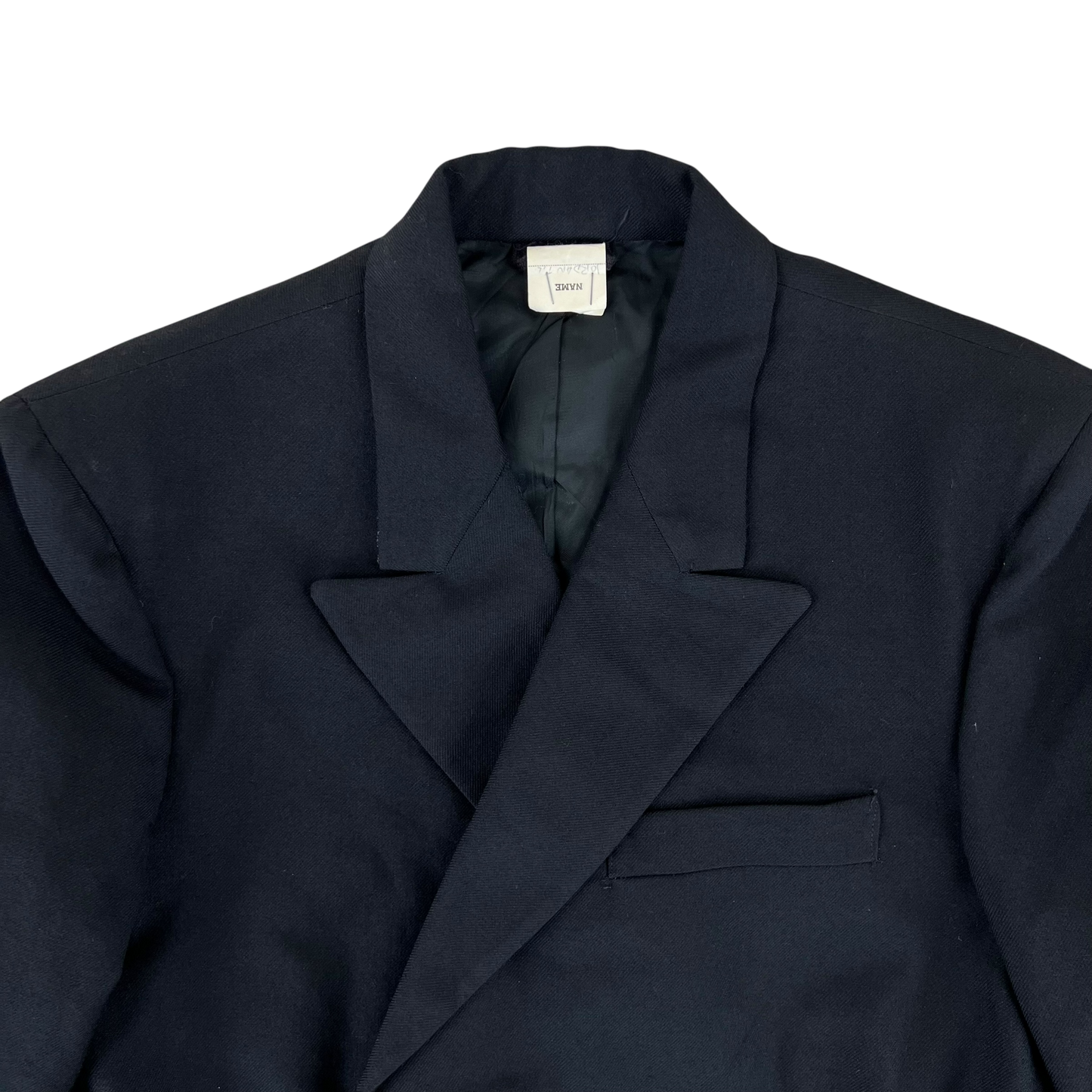 US Navy Black Blazer Jacket - Medium 38L