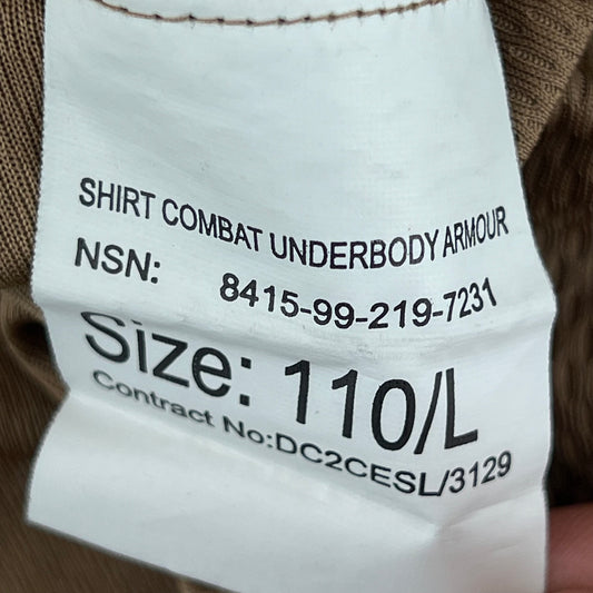 British Army Desert DPM Camouflage DDPM UBACS Combat Shirt - Large