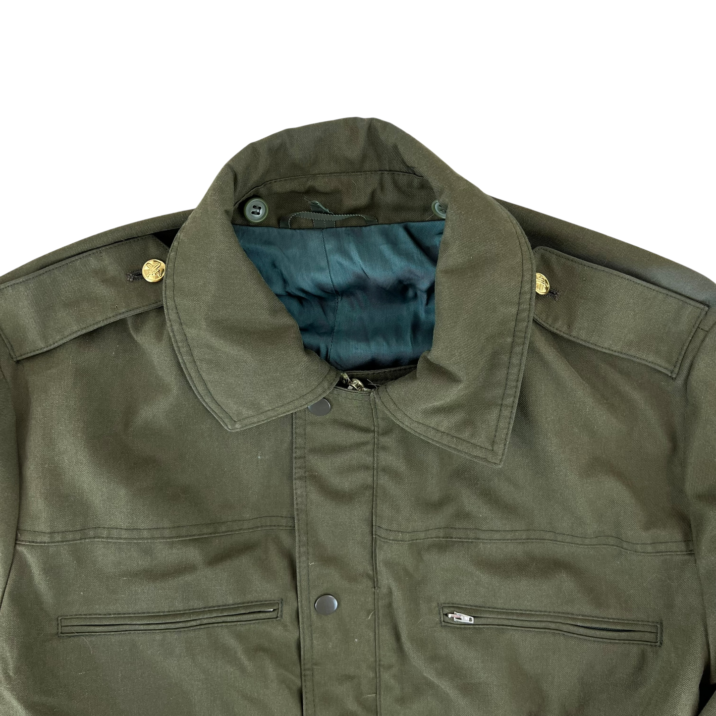 Czechoslovak Army M85 Guard's Coat Olive Green - Medium