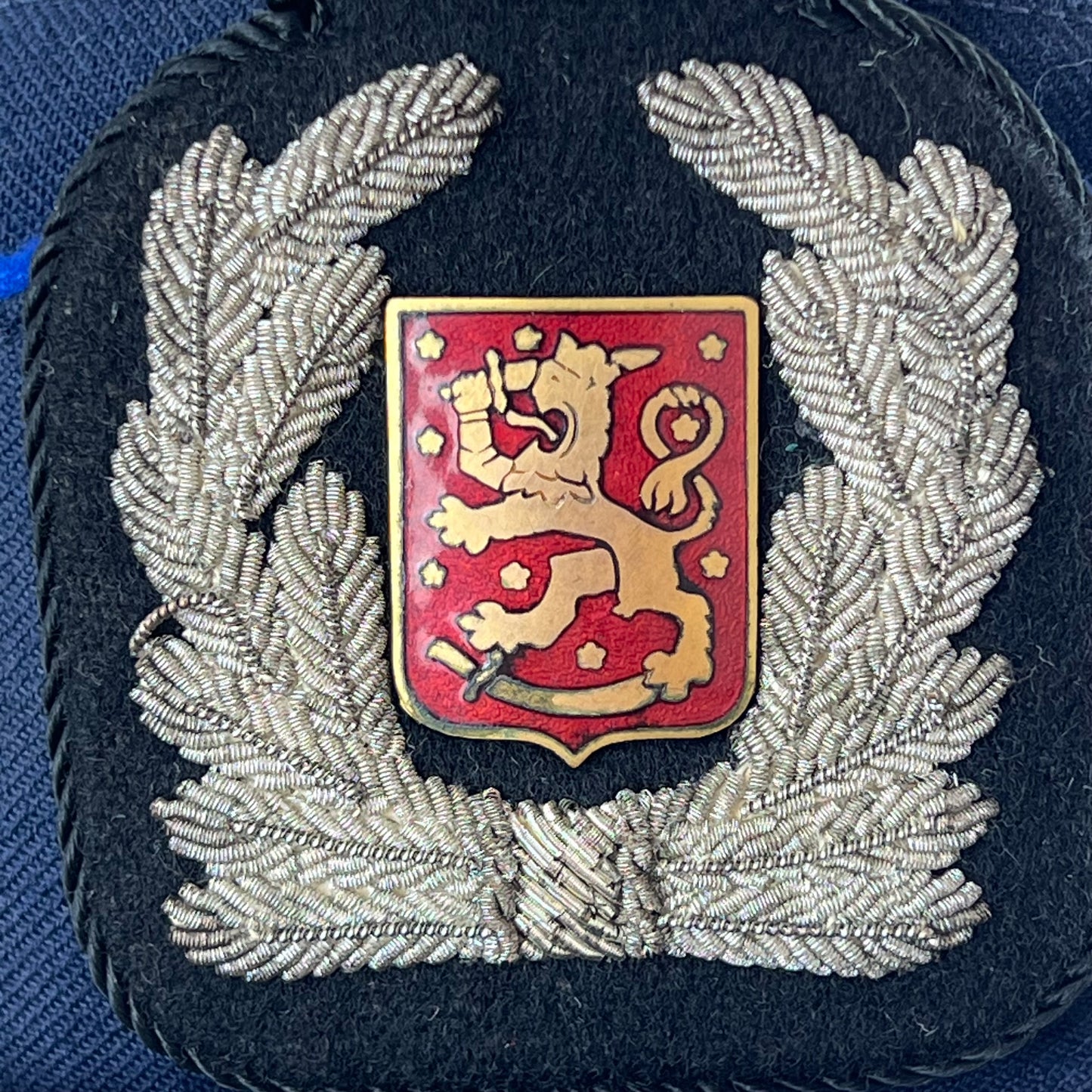 Finnish Police Winter Cap w/ Badge - Medium 58cm