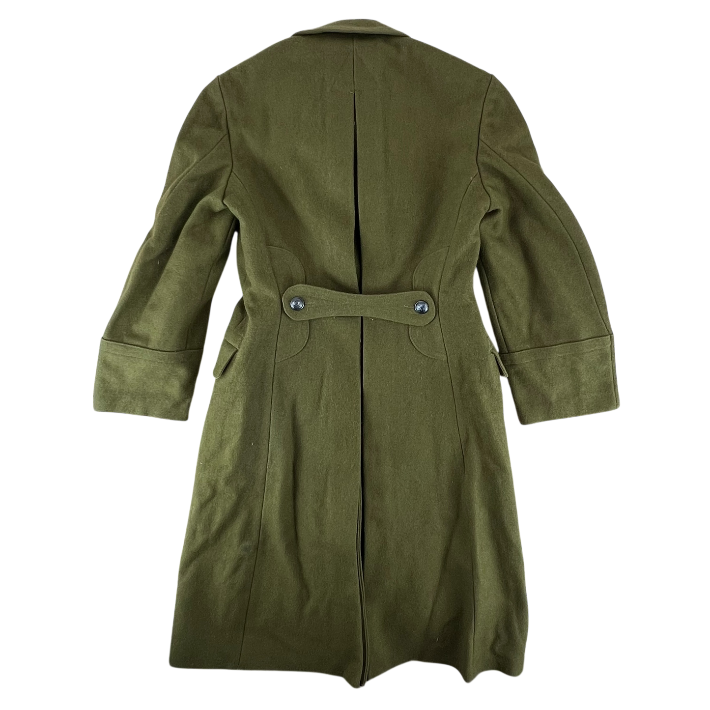 Romanian People's Army Khaki Wool Greatcoat - Medium