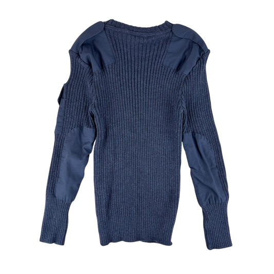 British RAF Wool V Neck Pullover Jersey Jumper - Medium