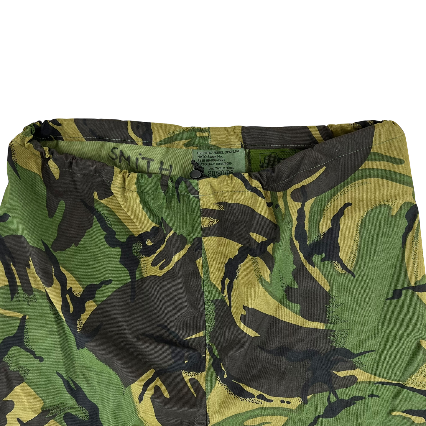 British Army Woodland DPM Camouflage MVP Waterproof Trousers Shorts - W32-36