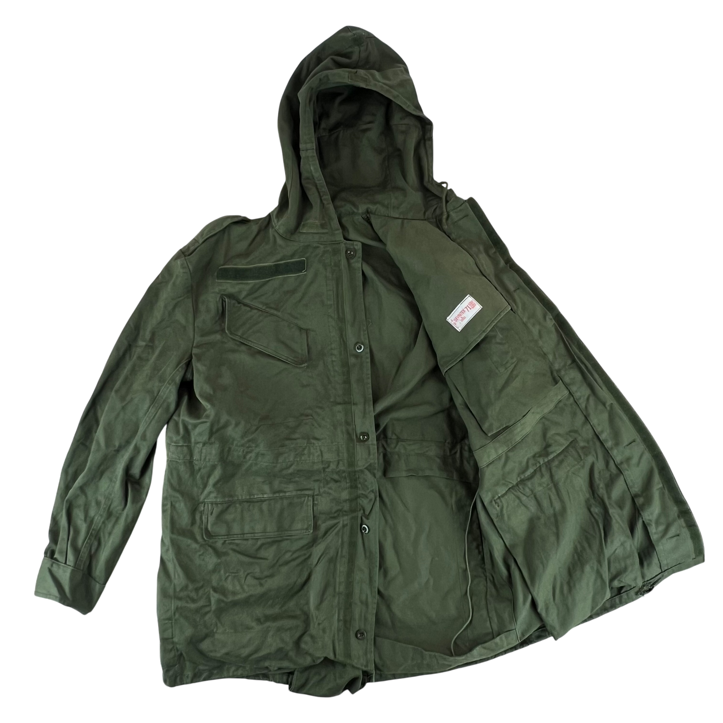 Belgian Army M88 Olive Green Coat - X Large