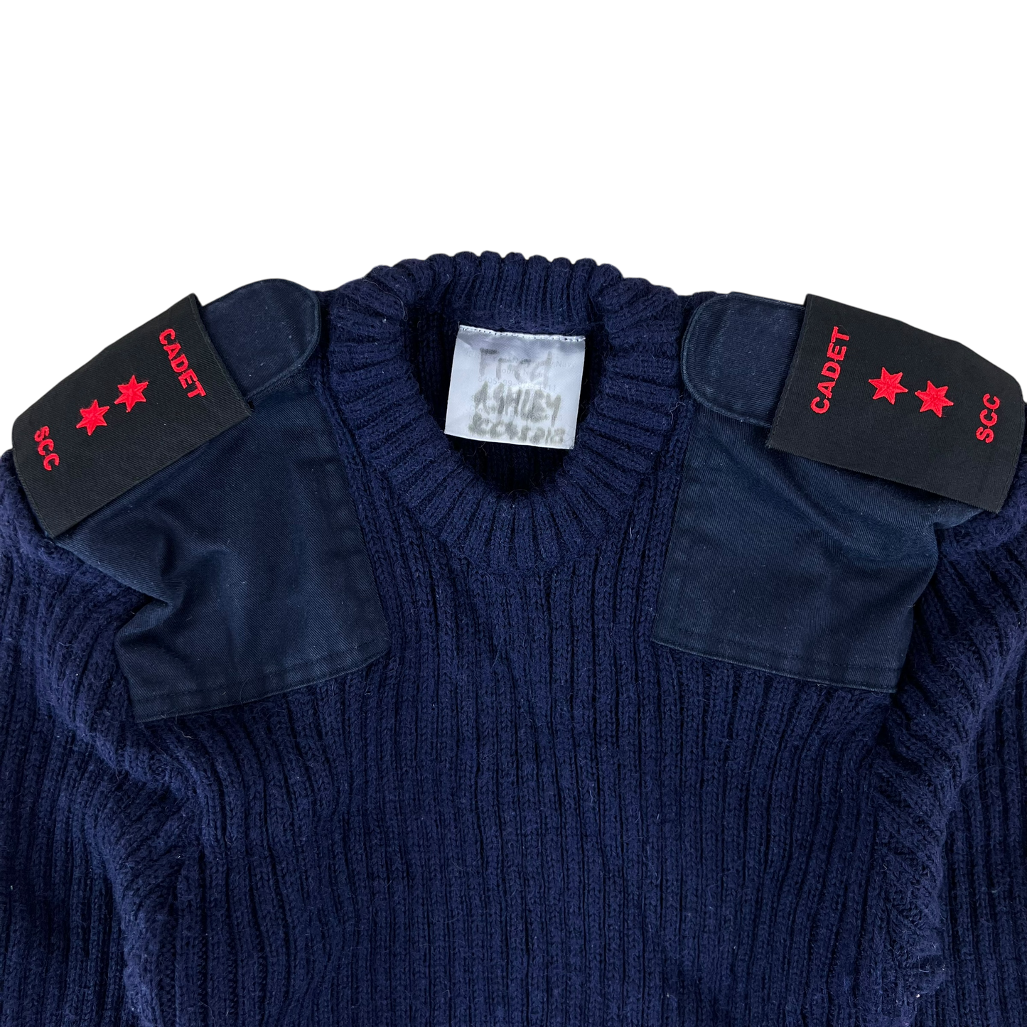 British Royal Navy Wool Crew Neck Pullover Jersey Jumper - Small 88cm