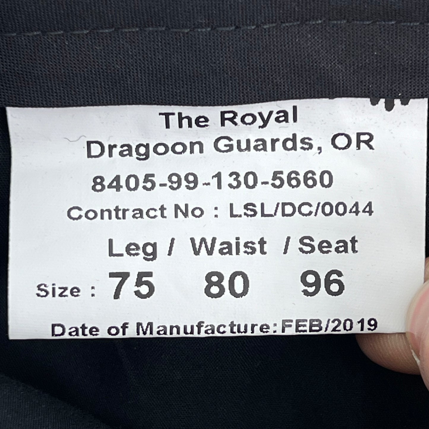 British Army Royal Dragoon Guards No. 2 Dress Trousers - W31 L29