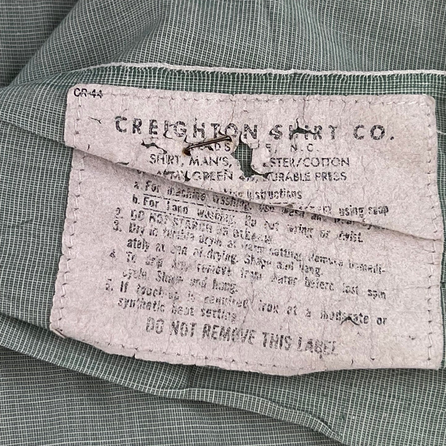 US Army 1970s Green Short Sleeve Shirt - Large