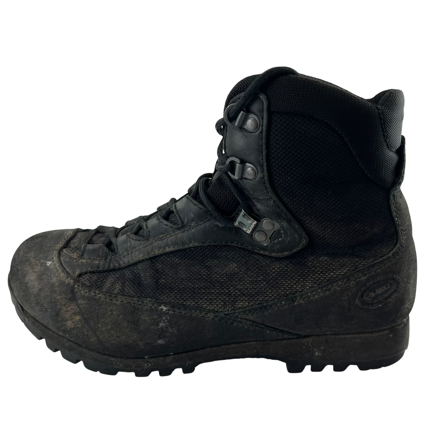 British Army AKU Black Combat Boots - Size 8M