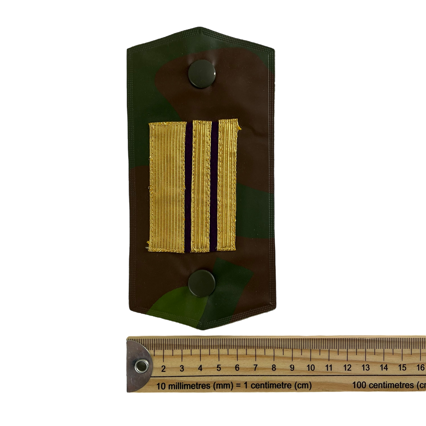 Finnish Army M91 Camo Pair of Senior Lieutenant Rank Cuff Tabs