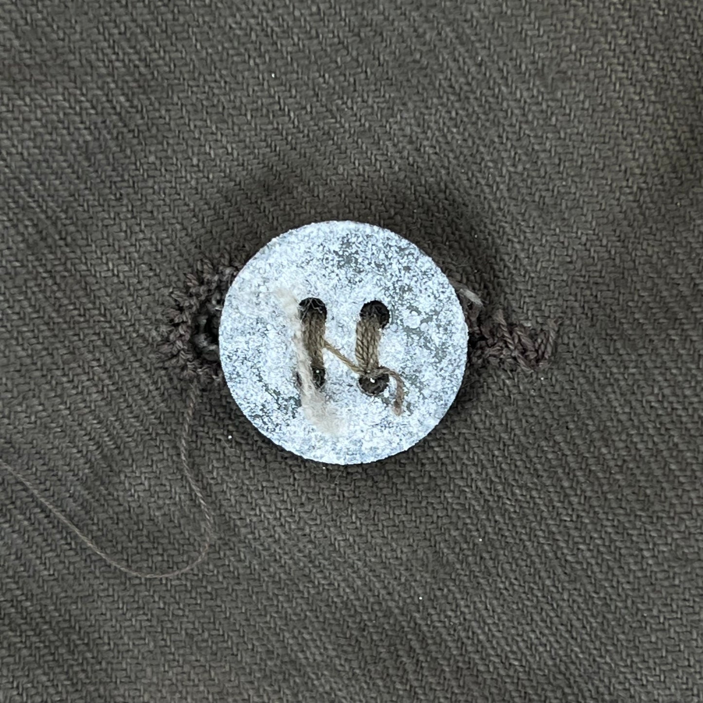 Swedish Army M40 "Grötrock" Brown Work Jacket - Large