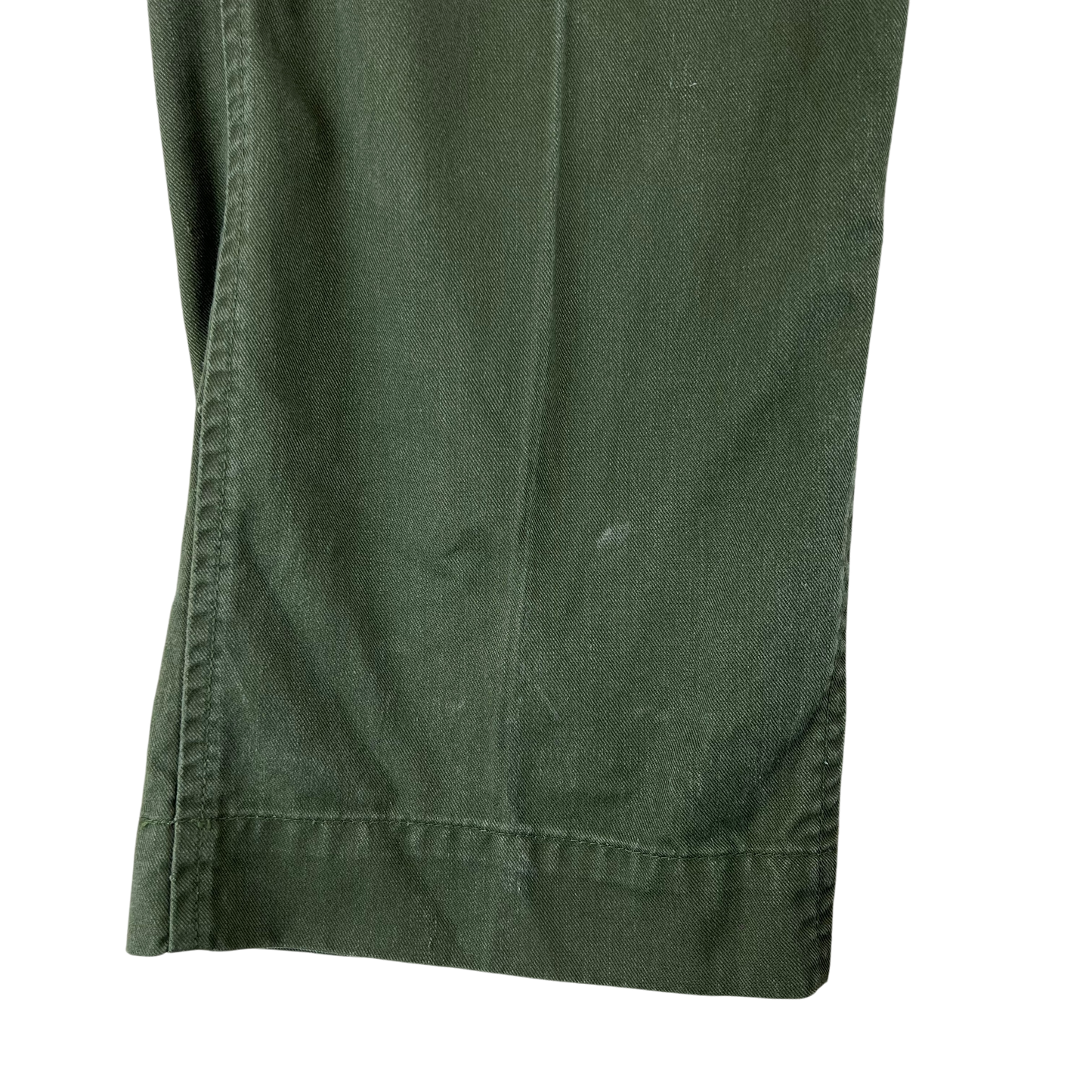 British Army Olive Green Fatigue Work Trousers - W31 L31