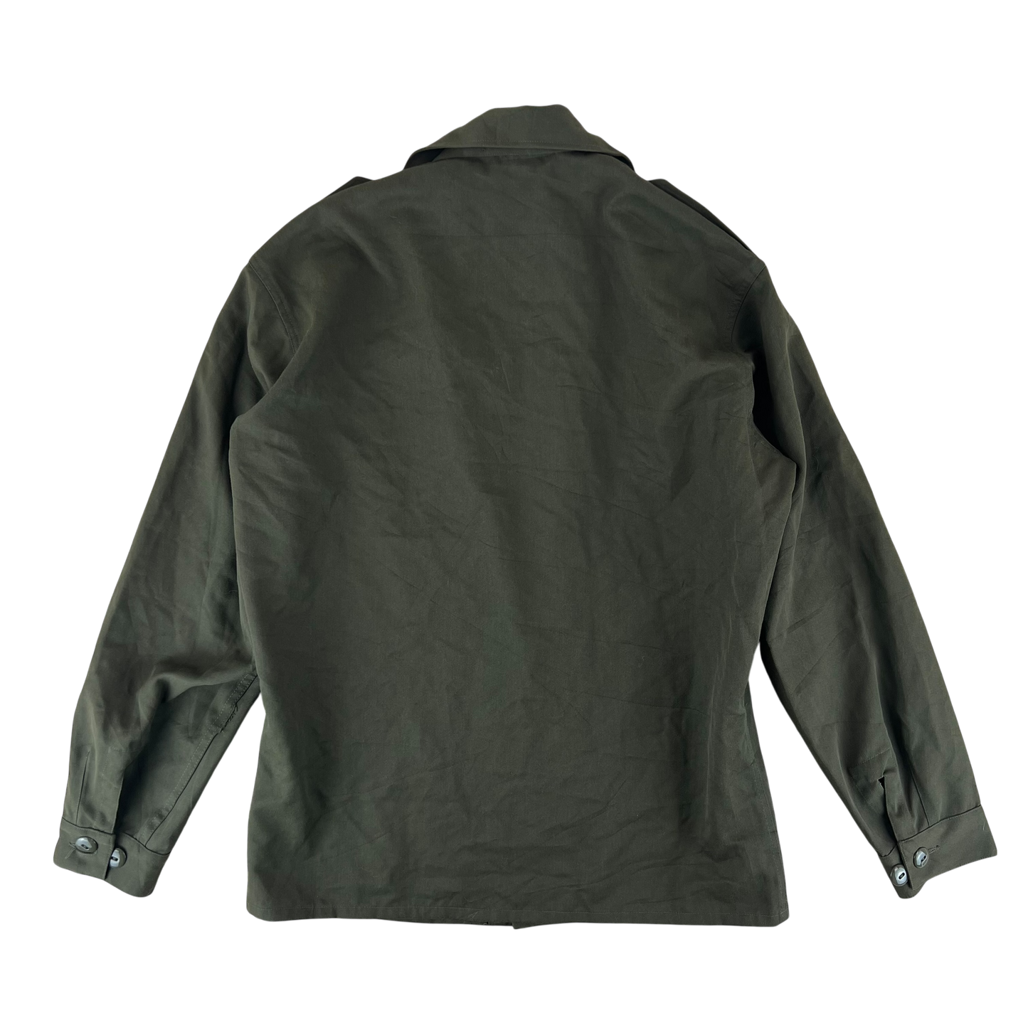 Austrian Army Olive Drab Long Sleeve Field Shirt - Medium 96-100 III-IV