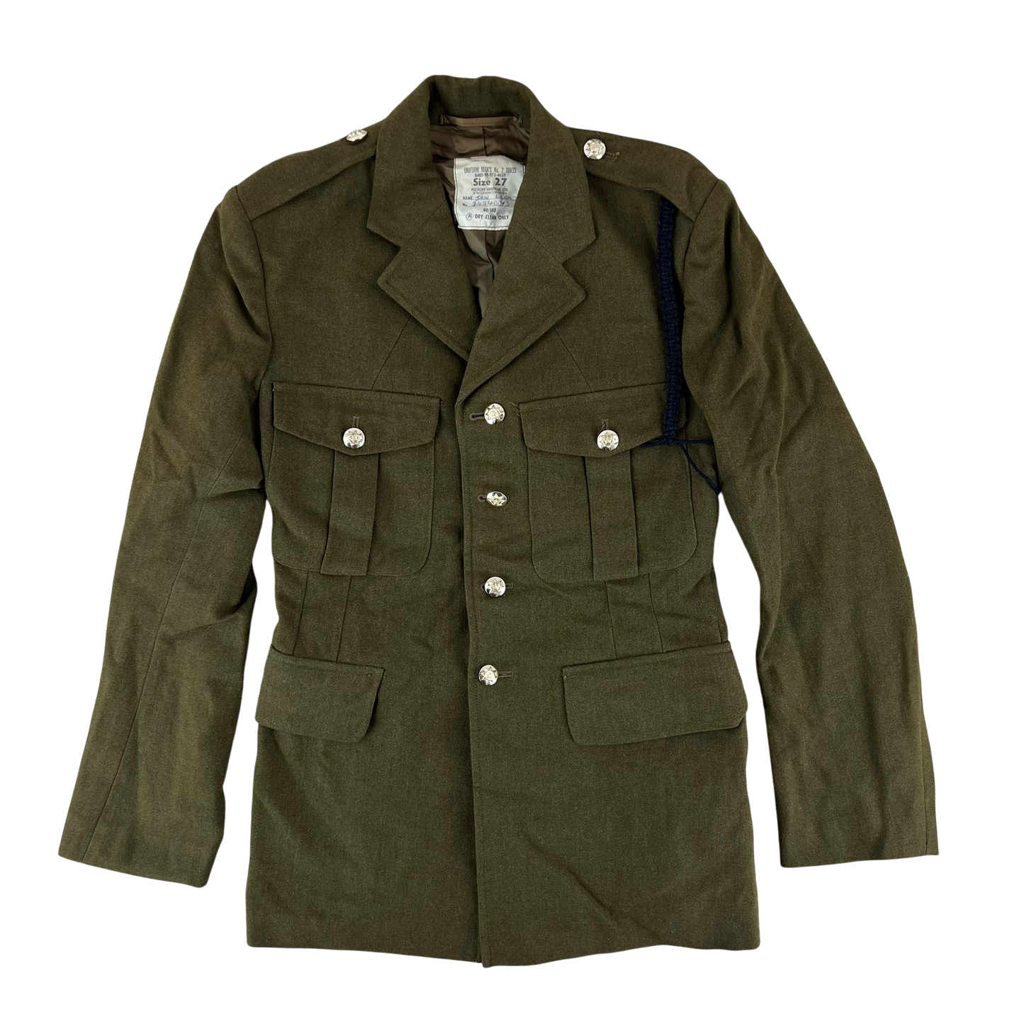 British Army 1980 Pattern No. 2 Olive Green Dress Jacket - Royal Corps of Transport -