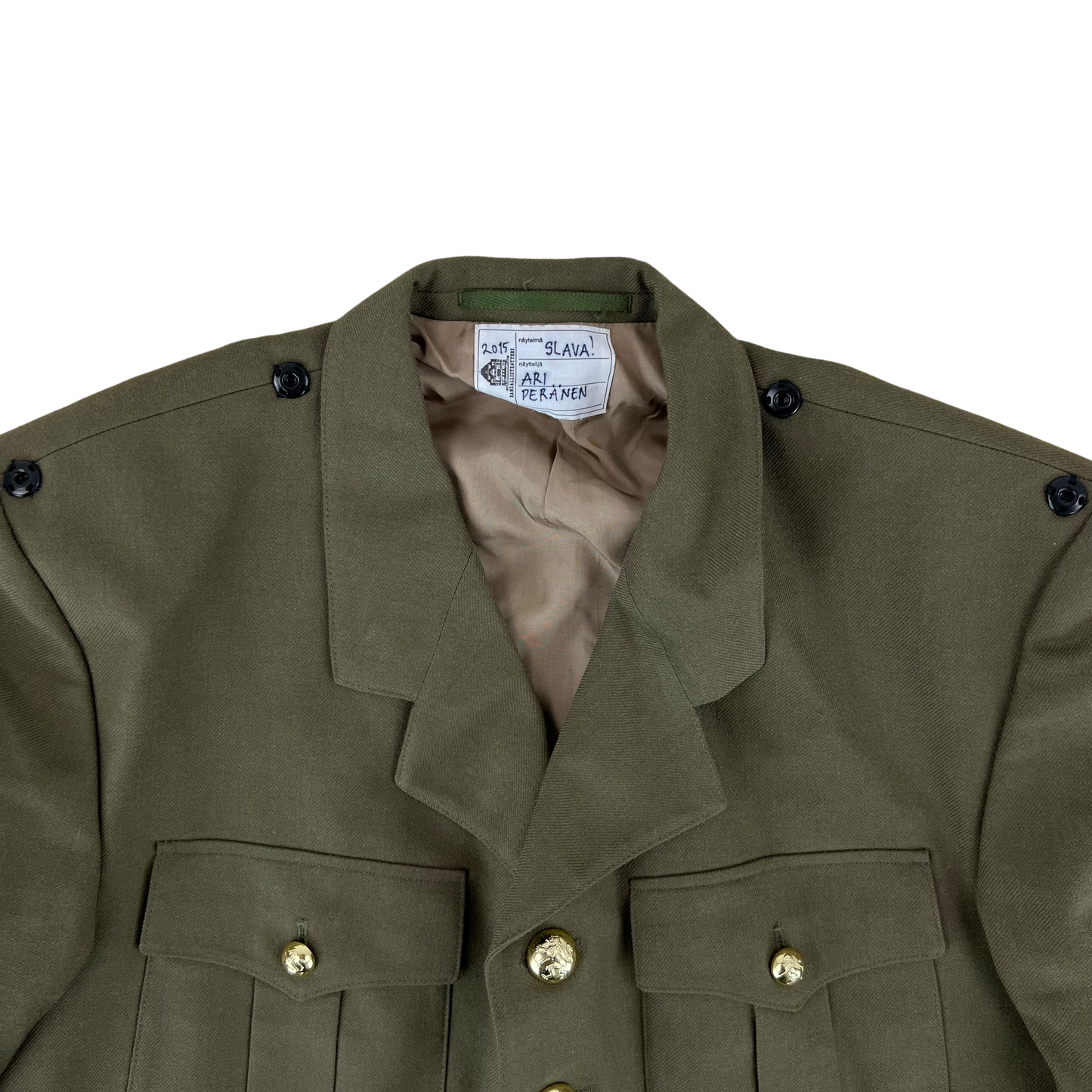 Belgian Army Khaki Tan Dress Jacket - Large