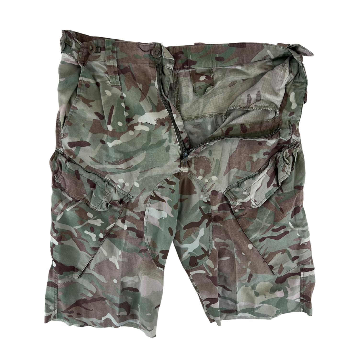 British Army MTP Camouflage Field Tailored Combat Shorts - W32