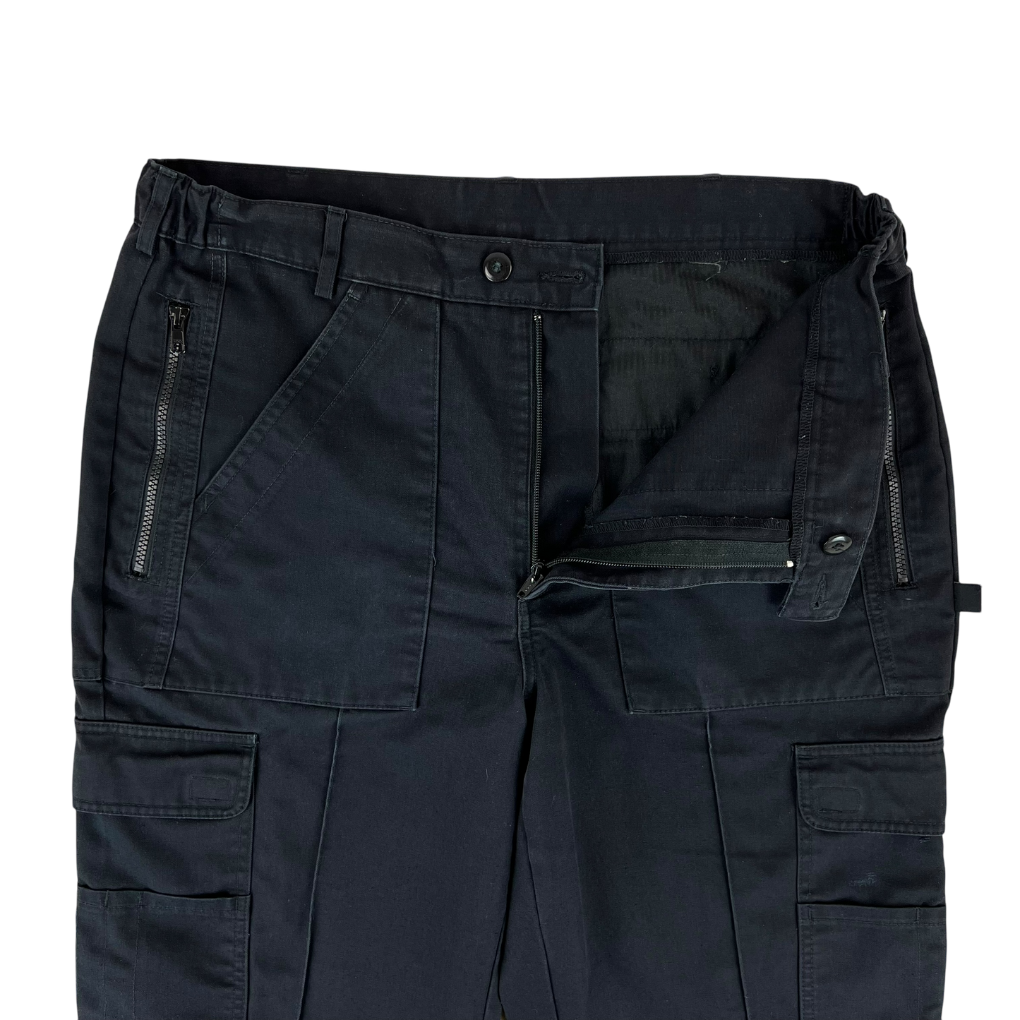 British Police MoD Black Utility Trousers - W38 L31