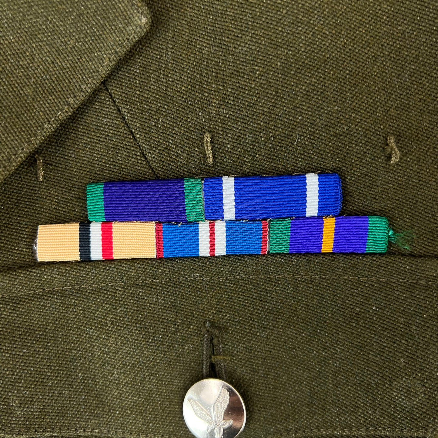 British Army 1980 Pattern No. 2 Olive Green Dress Jacket - Army Air Corps - Small 170/92