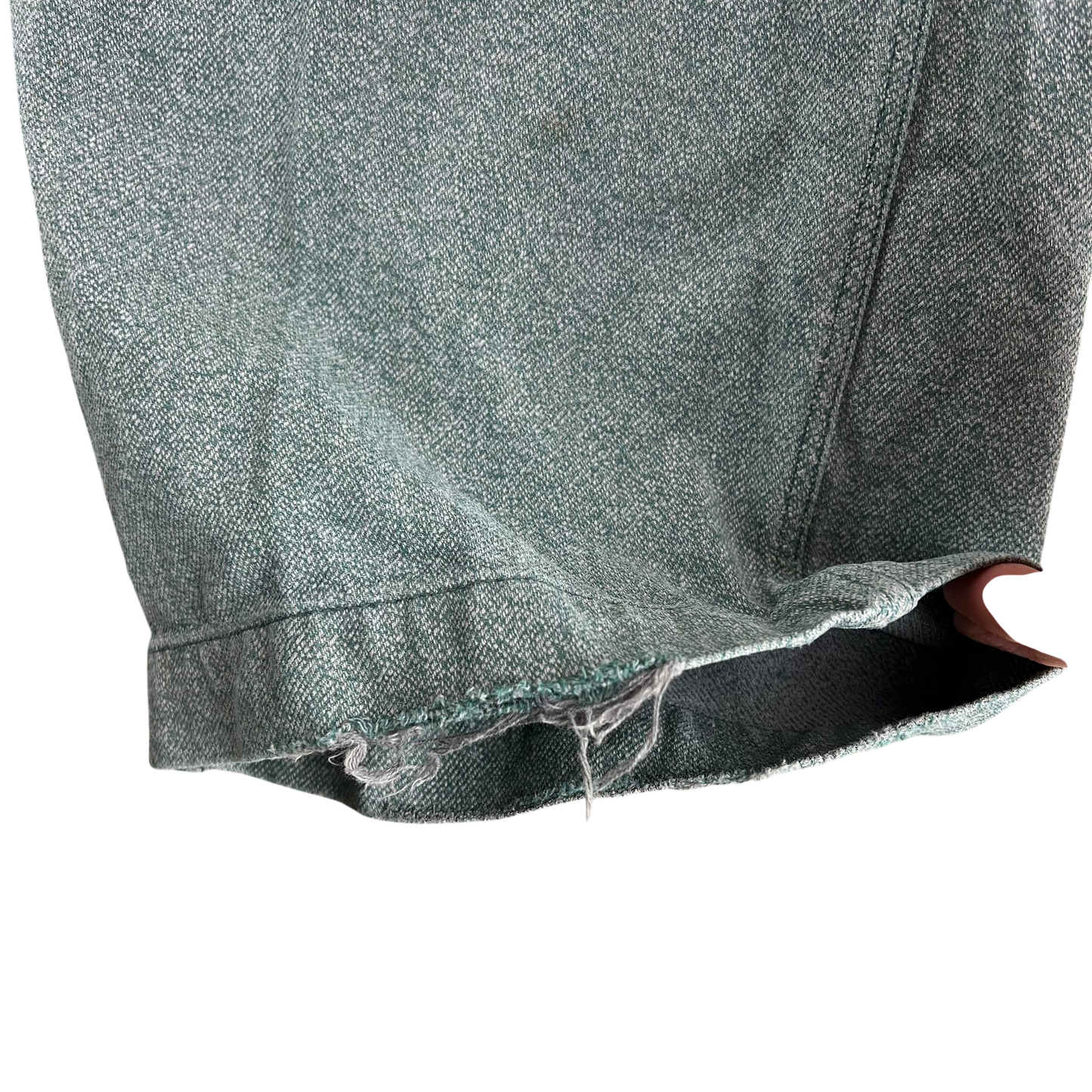Swiss Army 60s Sage Green Denim Work Trousers - W36 L27