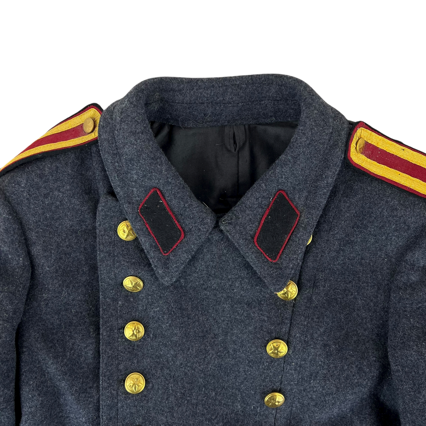 Bulgarian People's Army Officer's Grey Wool Greatcoat - Small