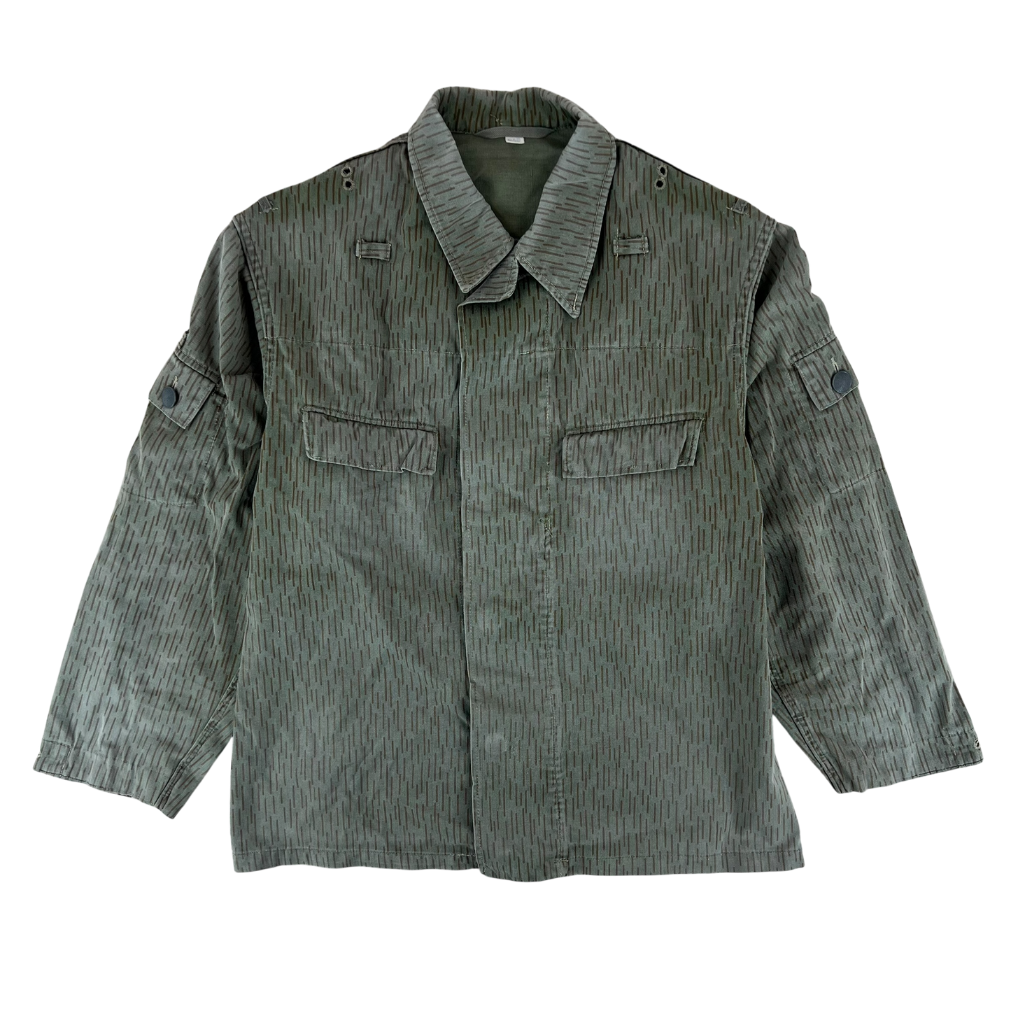 East German Army NVA DDR Raindrop Strichmuster Camouflage Jacket - Medium k48