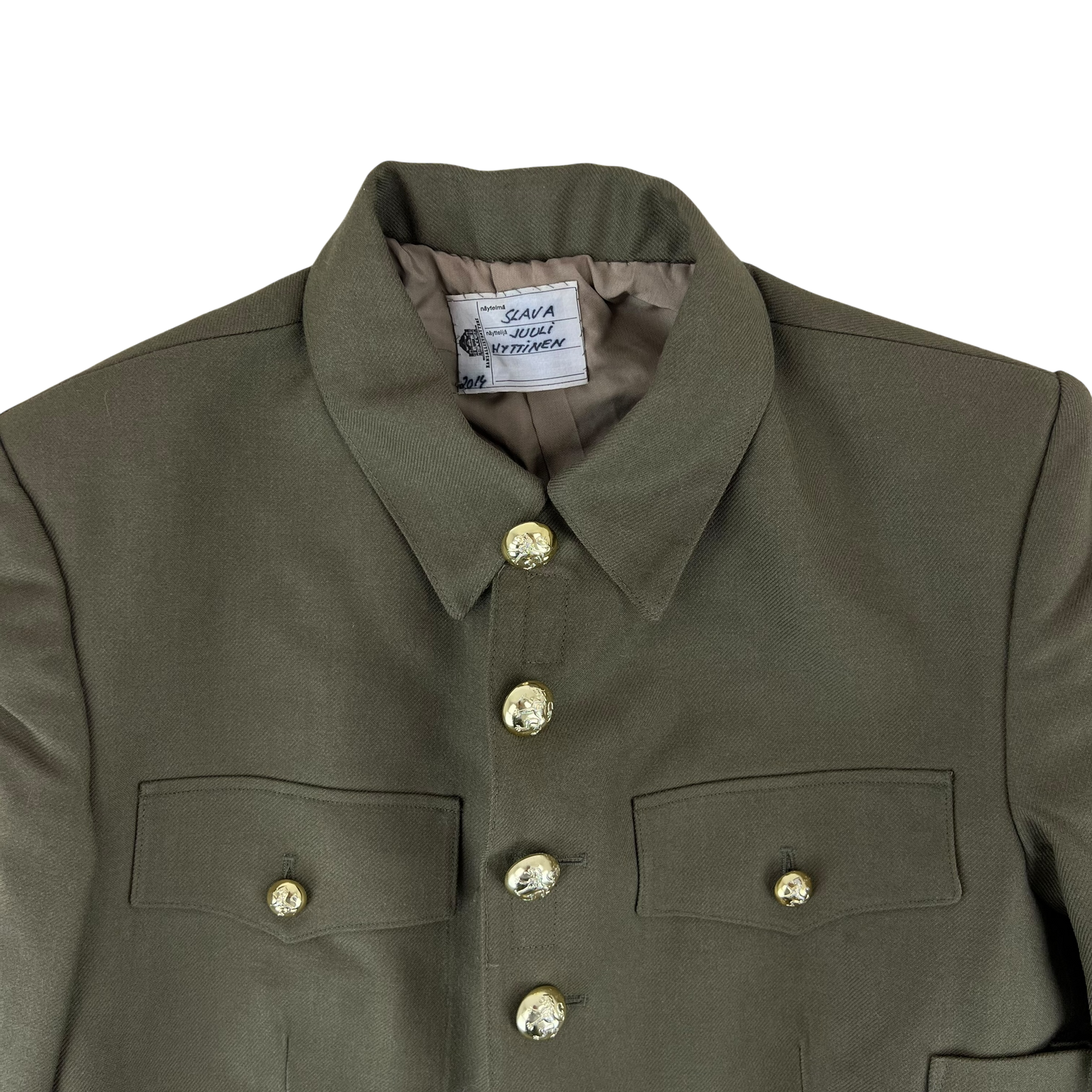 Belgian Army Khaki Tan Dress Jacket - Medium