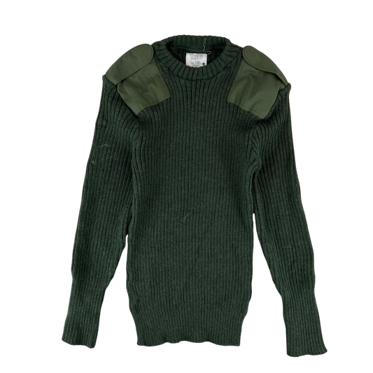 British Army Olive Green Pullover Jumper - Medium 106cm