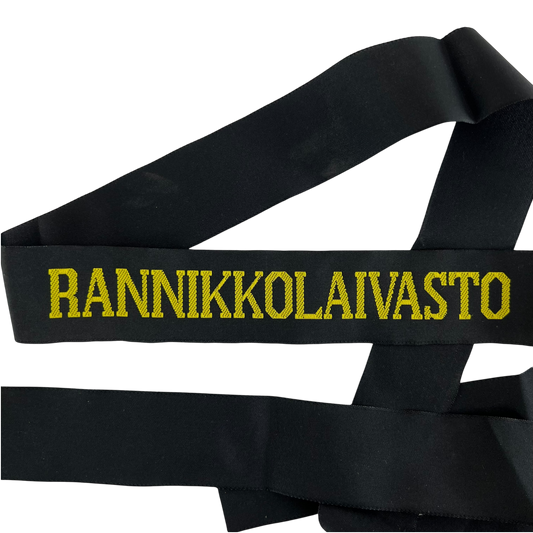 Finnish Navy Ship Cap Ribbon - Coastal Navy