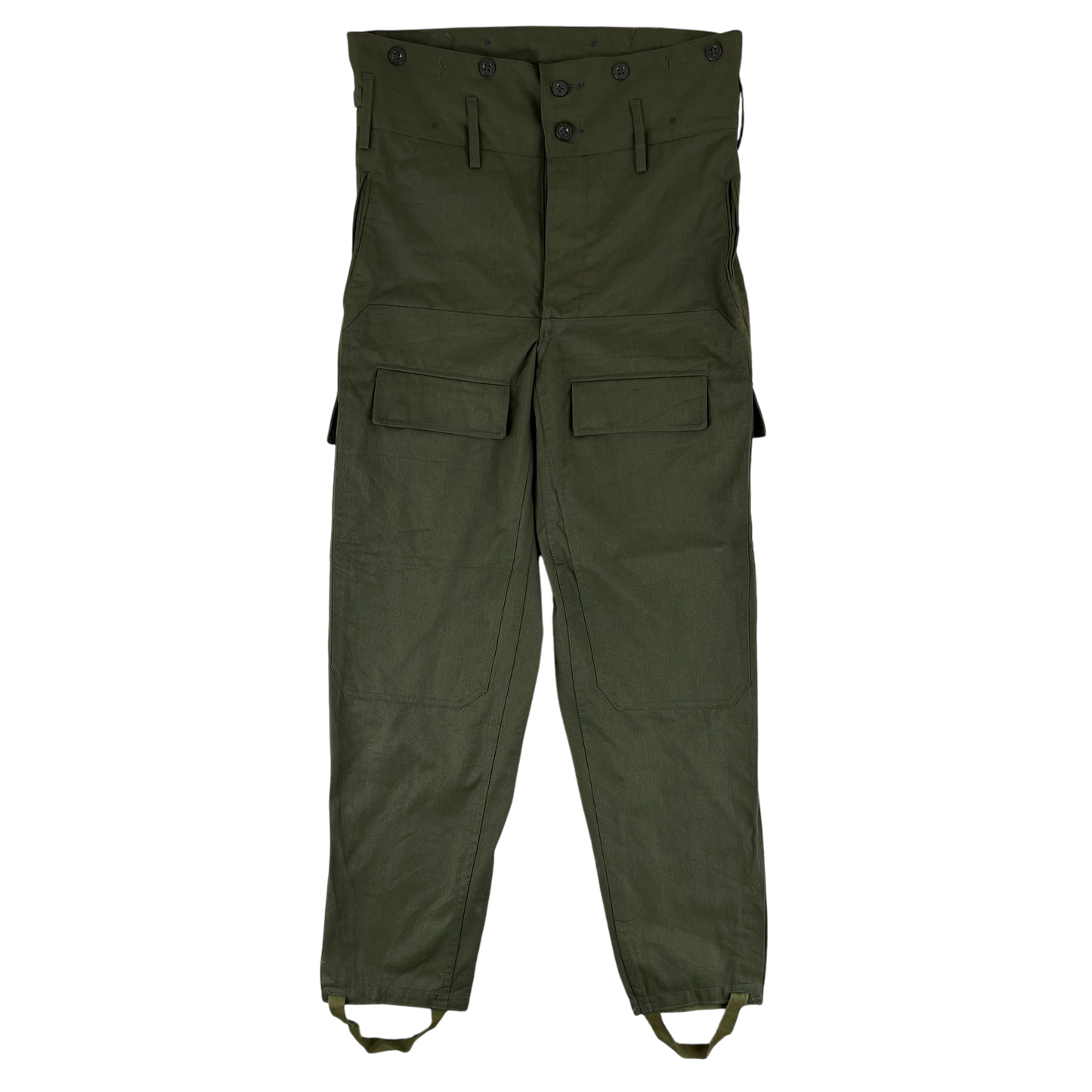 Czechoslovak Army M85 Olive Green Combat Trousers - W34 L29