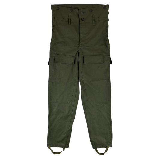 Czechoslovak Army M85 Olive Green Combat Trousers - W34 L29
