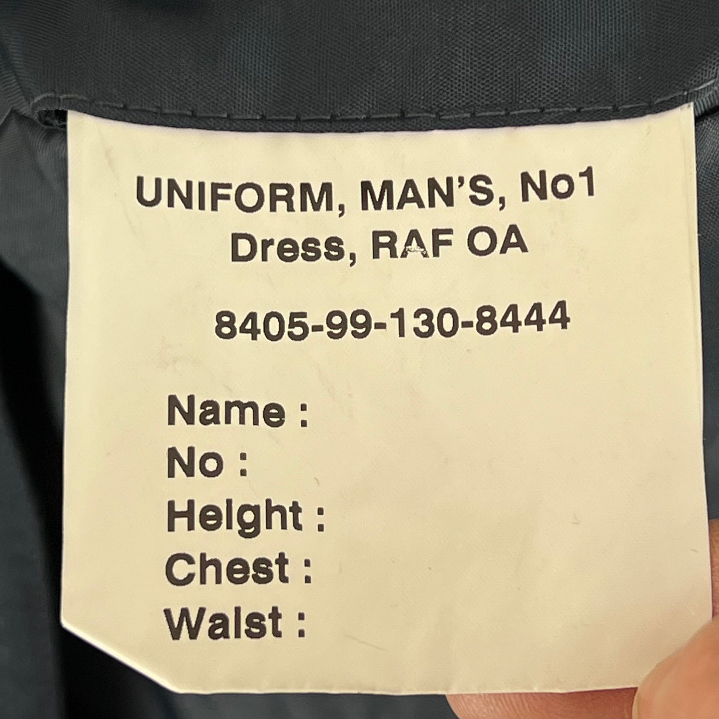 British Royal Air Force No. 1 Dress Jacket w/ Belt - Medium