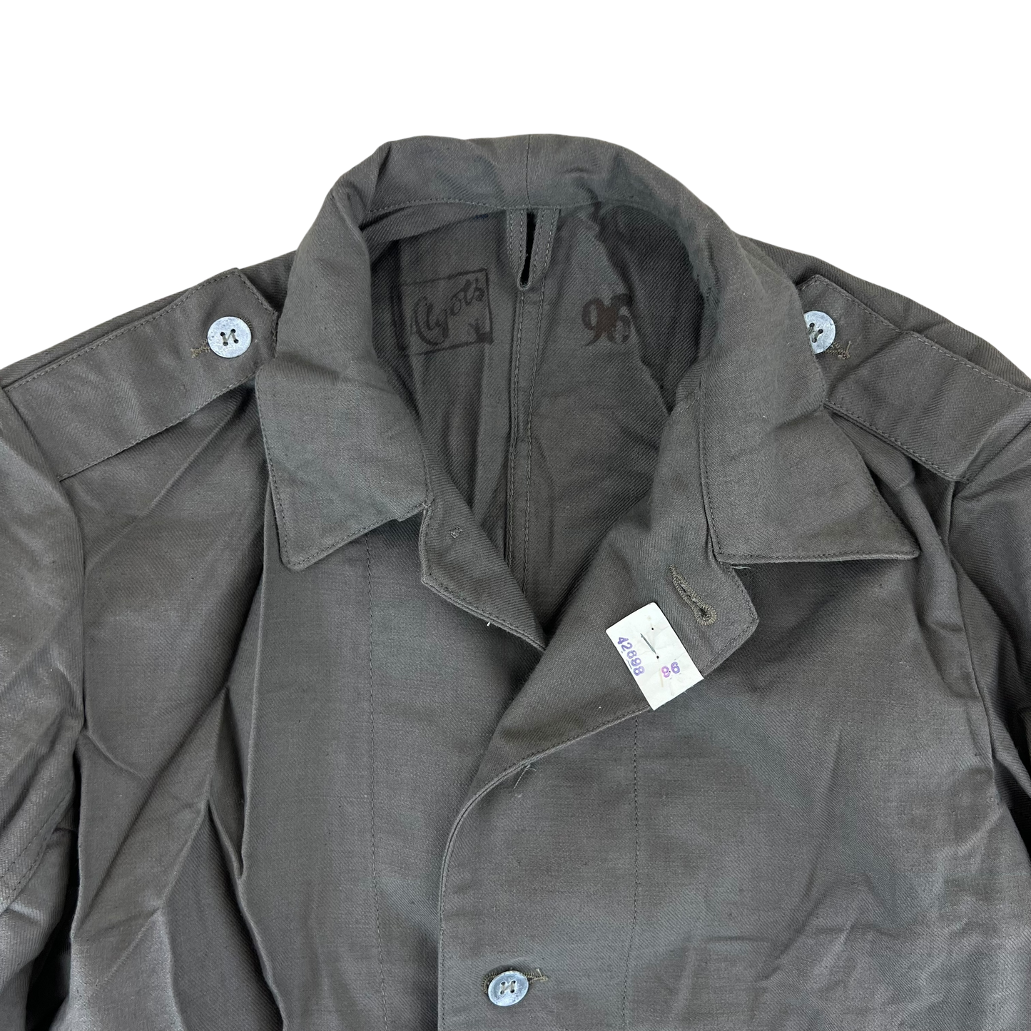 Swedish Army M40 "Grötrock" Brown Work Jacket - Medium