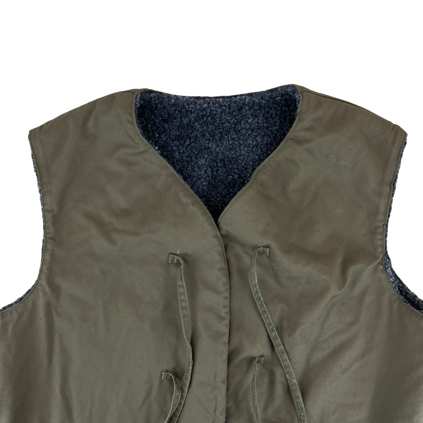 Finnish Army Thermal Faux Fur Jacket Liner Gilet - X Large