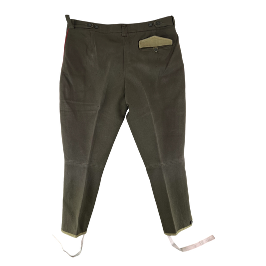 Soviet Red Army M69 Khaki Cavalry Dress Trousers - W36 L25.5