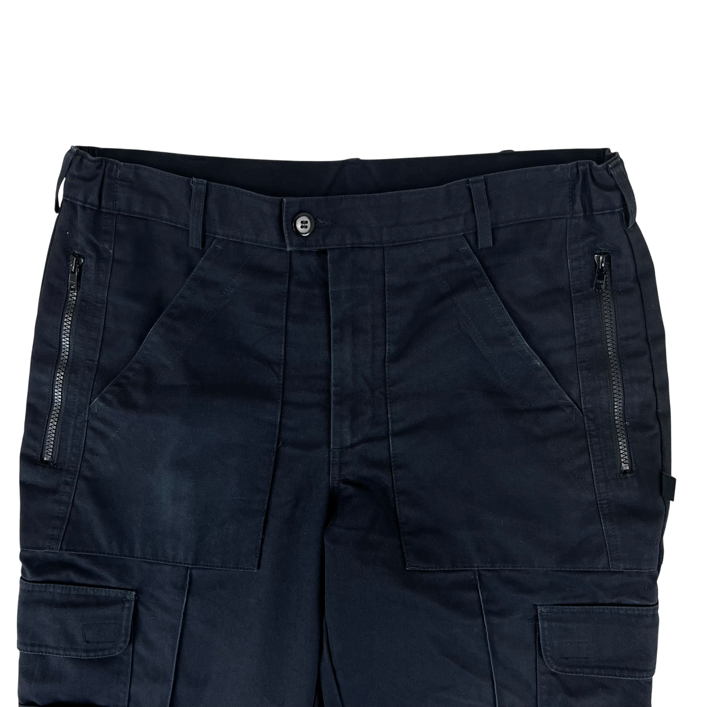 British Police MoD Black Utility Trousers - W35 L28.5