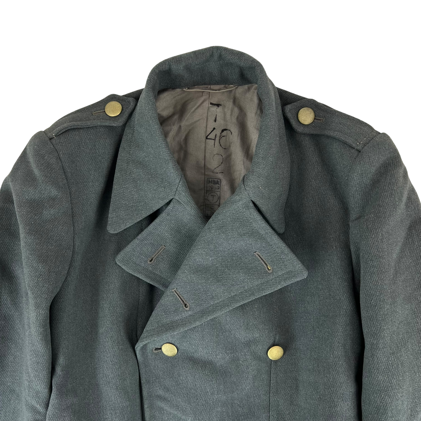 Austrian Army Officer's Greatcoat 1959 Field Grey - Medium