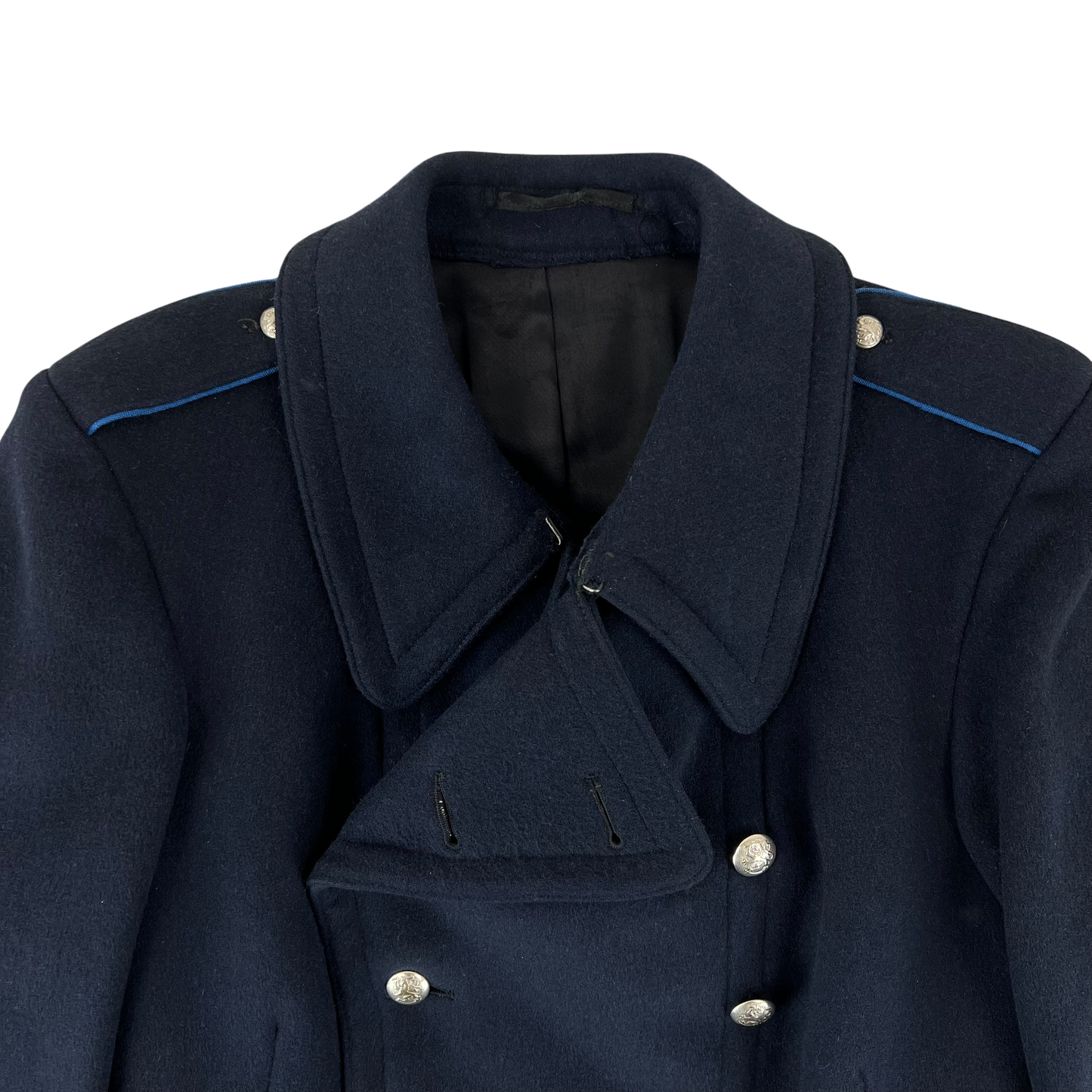 Finnish Police M41 50s Wool Greatcoat - Large