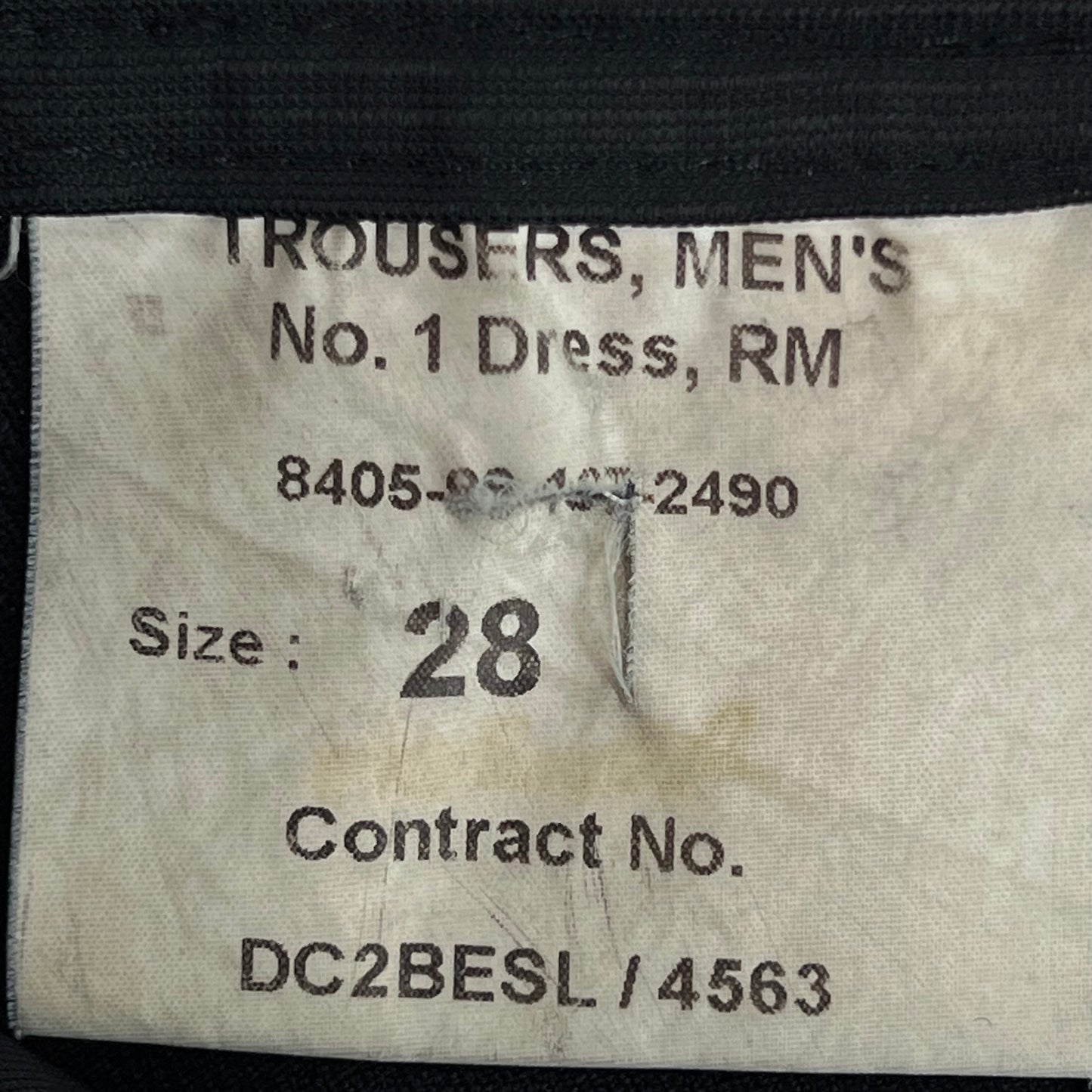 British Royal Marines No1 Blues Dress Trousers - W33 L32