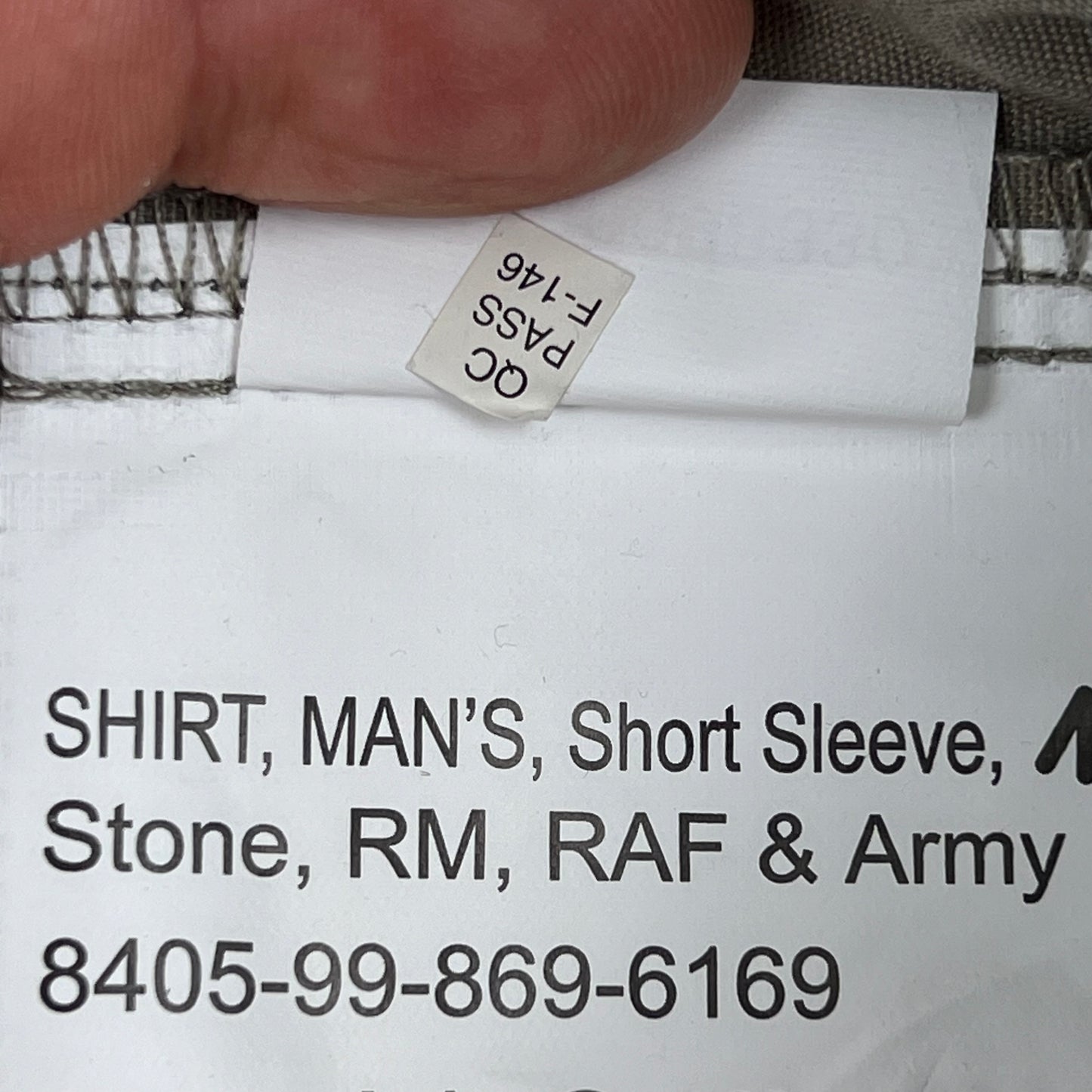 British Army / Forces Stone All Ranks Short Sleeve Shirt
