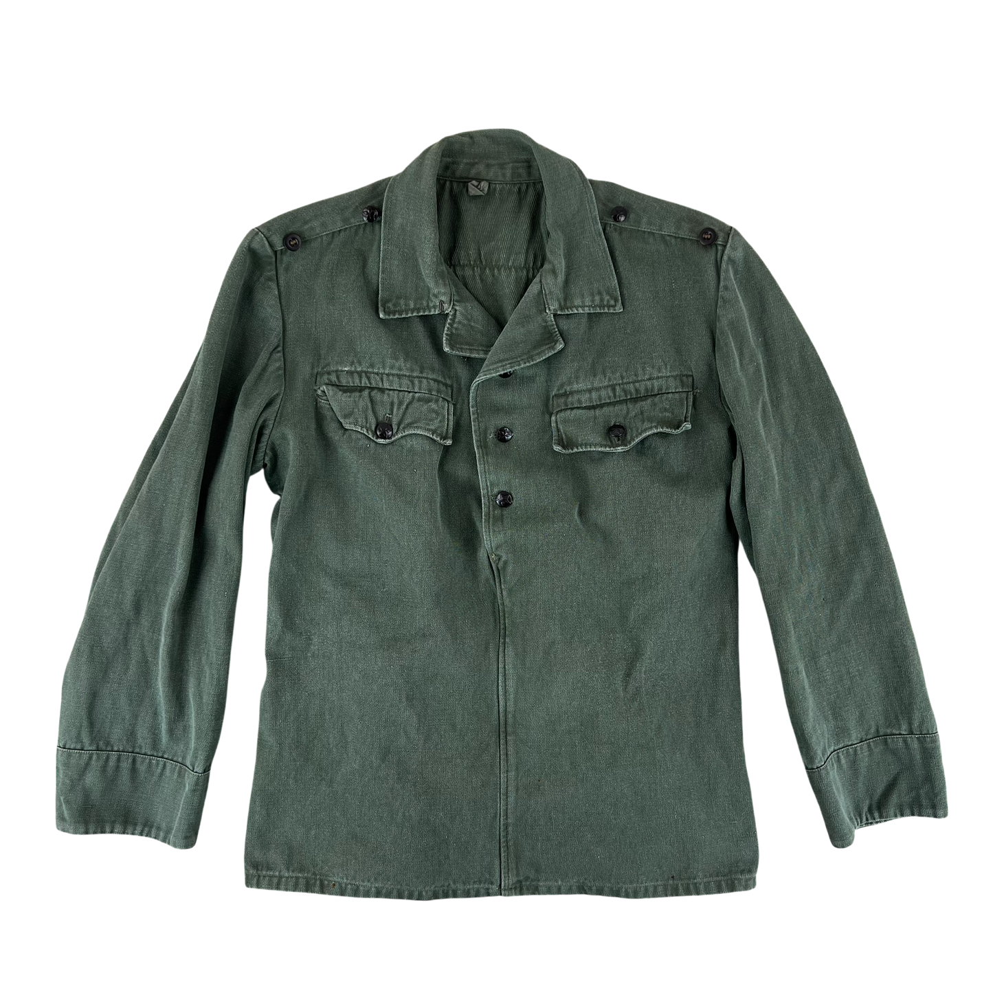 Bulgarian People's Army Olive Green Cossack Shirt - Medium