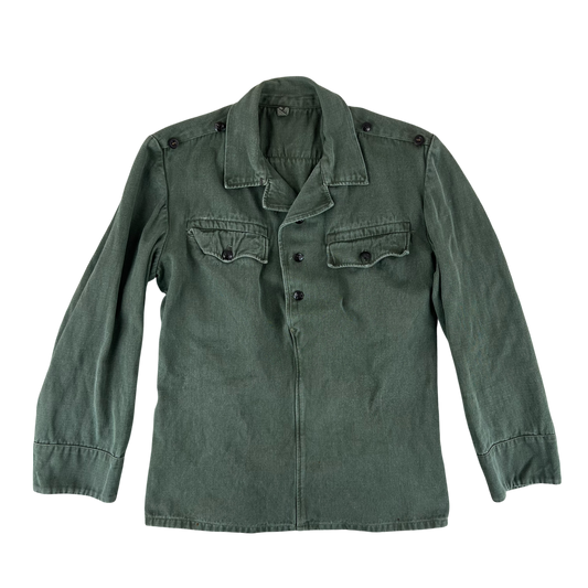 Bulgarian People's Army Olive Green Cossack Shirt - Medium
