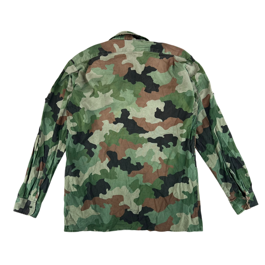 Serbian Army M93 Oak Leaf Camouflage Shirt - X Large