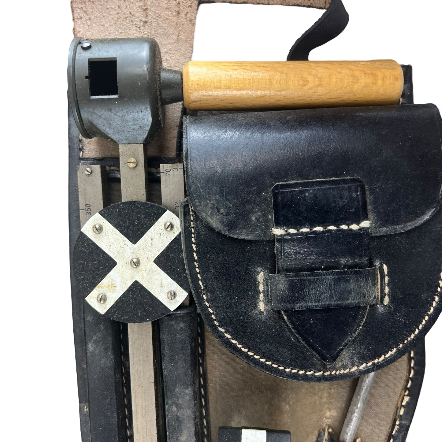 Finnish Army WW2 River Width Meter Complete Kit