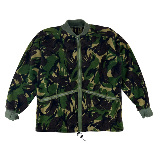 British Army Woodland DPM Camo Thermal Fleece - X Large