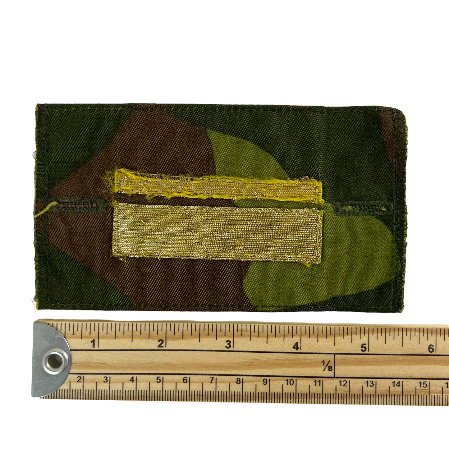 Finnish Army M91 Camo Pair of Lieutenant Rank Cuff Tabs