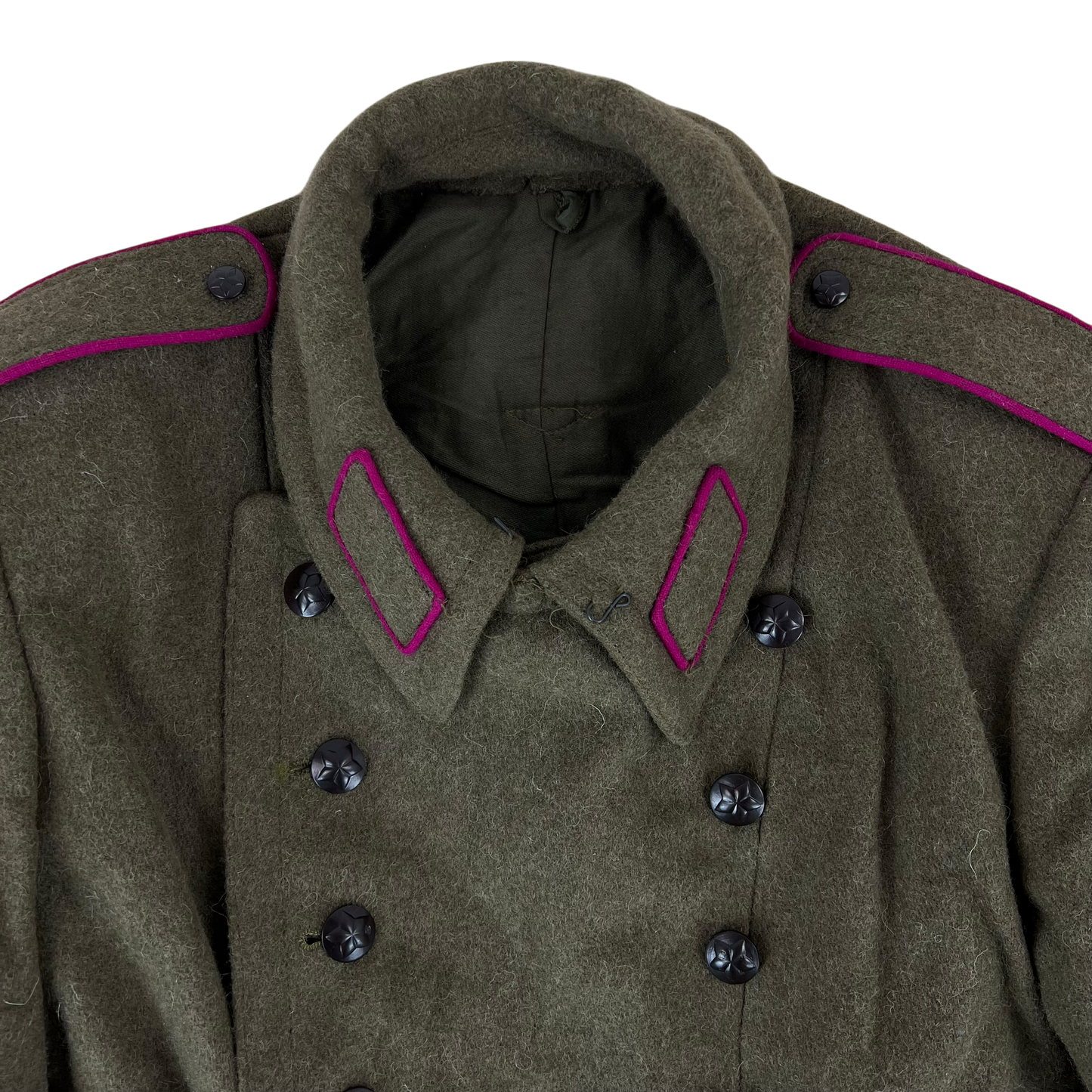 Bulgarian People's Army Khaki Wool Greatcoat - Medium